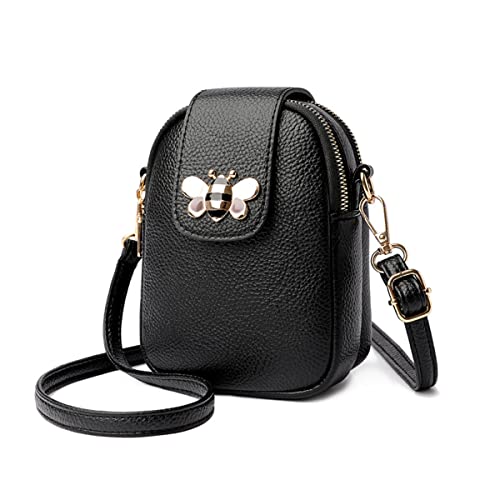 PALAY Small Crossbody Phone Bag for Women PU Leather Shoulder Bag, Classic Solid Color Women Purse Cross Body Bag, Practical Multi-Layer Zipper Pouch PALAY Small Crossbody Phone Bag for Women PU Leather Shoulder Bag, Classic Solid Color Women Purse Cross Body Bag, Practical Multi-Layer Zipper Pouch
